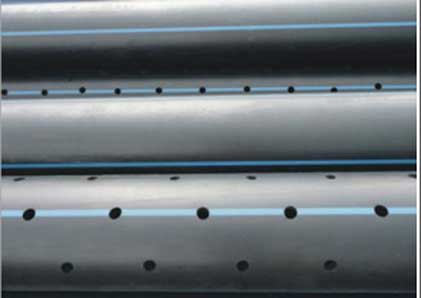 Perforated pipe sections