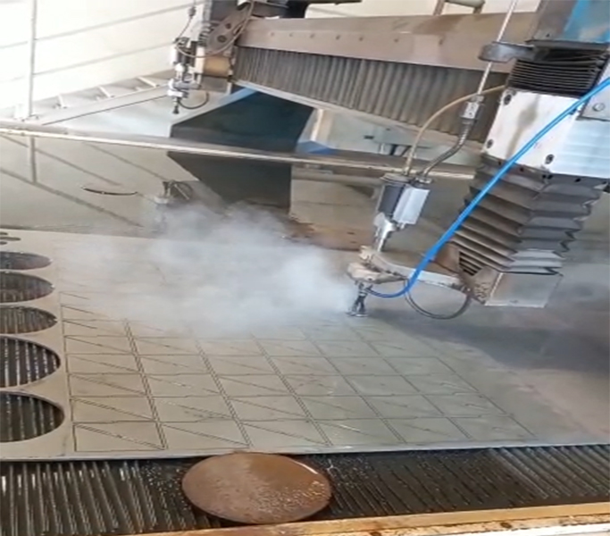 Hydro Dynamic commissions its new CNC waterjet Machine