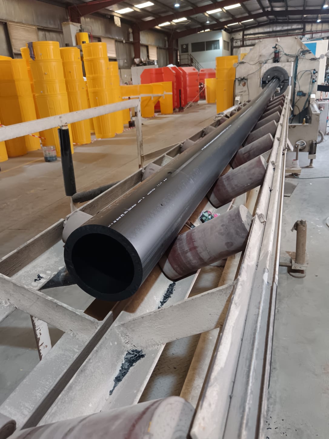 HDPE PE pipe manufacturing at HDP Engineering UAE